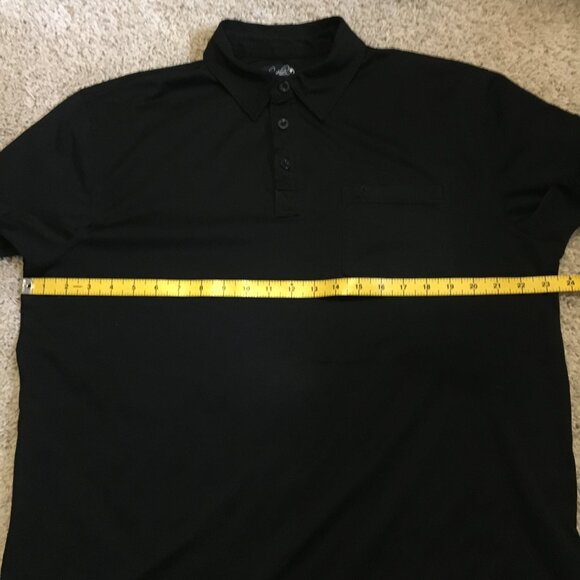 Arnold Palmer Black Stain Resistant Polo Shirt - Picture 11 of 14